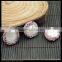 LFD-0052B Wholesale DIY Pave Pink Rhinestone Pearl Connector Spacer Beads For Bracelet Jewelry Making
