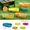 Snacks Candy Plate Set,colorful Bamboo Fiber Kids Snacks Plate Quality Choice