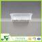 China produce big clear disposable microwave PP food container