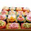 2016 Hot sale food grade FDA and LFGB colorful Rectangle shape silicone baking cups