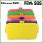  hot sales promotion cosmetic case silicone clutch makeup bag