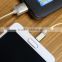 Fast charging Nylon Braided Micro USB Charging Cable with Aluminum Alloy Housing