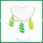 Poly Paint Color Charms custom Necklace