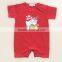 Hot sale cotton summer baby clothing girl baby romper