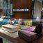S3931 Floor Sofa Middle East Style Colorful Sectional Sofa