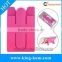 Card holder silicone smartphone wallet self adhesive smart phone pocket