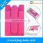 Kickstand silicone curly mobile phone car holder