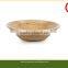 Soiled bamboo bowl, bamboo salad bowl