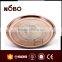 ancient copper embossed grape plate, stainless steel non-slip serving tray