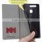 SIM card holder board detachable red PU leather wallet case for Huawei P9 lite