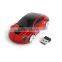 Hot-selling 2.4G wireless car shaped gift mouse with usb mini receiver for promotion