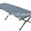 Folding army camping bed with 600D carrying bag