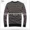 2016 men sweater grey plaid shirt collar pullovers