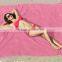 Softextile large cheap custom printed custom picnic blanket