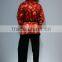 Traditional China red disgulse men fancy dress costume