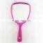 factory wholesale cheap handheld cosmetic mirror with magnifier