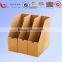 Recyclable magazine file cardboard paper box Eco-friendly pracrical box