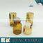 2ml (5/8 dram) Amber Glass Essential Oil Bottle with Reducer plug and aluminum cap
