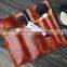 Vintage Style Rollup pu pencil bag