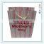 2015 Wholesale Custom Mother's Day Gift Paper Bag Paper Gift Bag
