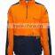 100% cotton half zipper flourescent safety wear hot sale in 2016