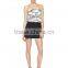 Ladies polyester black fashion shorts