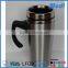 screw lid travel mug with handle ,double wall stainless steel CM217                        
                                                Quality Choice