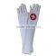 white halloween costume long arm gloves LG-027