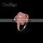 Fashion Jewelry Rose Gold Plated Pink Stone Ring Girl Wedding Party Show Gift Dresses Apparel Promotion Accessories