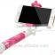 Colorful Smartphone Monopod Selfie Stick, integrated Bluetooth Selfie Stick