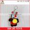customize plush keychain toy cute bee soft keychain toy nice design plush bee keychain