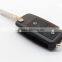 Key transponder for VW with 2 buttons remote key blank shell