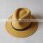 Professional factory supply OEM quality wide brim panama hat fedora hat