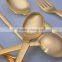 High grade Fork spoon knife set gold plated cutlery                        
                                                Quality Choice