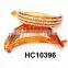glitter hair accessories banana hair clips plastic crystal banana clip