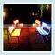 Colorful lighting plastic garden chair, outdoor lighting garden chair