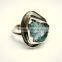 Aquamarine Raw Natural Gemstones Fashion Ring, 925 Solid Sterling Silver Adjustable Rings, Brazilian Aquamarine Rough Gemstones
