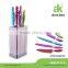 Best quality universal PP knife stand for kitchen using