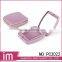 Fashion Girls Golden Plastic Compact Powder Case