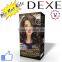 Dexe hair dye super black hair color cream with 12 colors