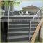 Modern railing 304 stainless steel frameless glass balustrade staircases indoor stair handrail design