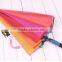 16k Rainbow Umbrella Handheld Parasol Umbrella Double Layers Umbrella Straight Umbrella