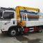 CDW 4*2 truck mounted with crane for sale
