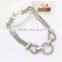 Punk Vintage Statement Silver Bib Chunky Collar Party Jewelry Short Pendant Chain Necklace