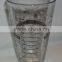 Vintage Federal Frosted Glass Cocktail Shaker Martini Mixer