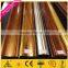 Wood finished aluminum extrusion profiles,aluminium window frames