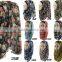 Factory Sale Fshion Flower Print Chiffon Soft Scarves Muslim Hijab Of Beautiful Charming Islamic Scarf