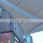 PTFE textile fabric membrane structure for Sail Toll Gate, the cover of textile architecture