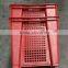 Big capacity warehouse storage stackable and nesting plastic box fruit /vegetable crate