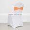 Spandex Chair Cover Band With Round Rhinestone Buckle